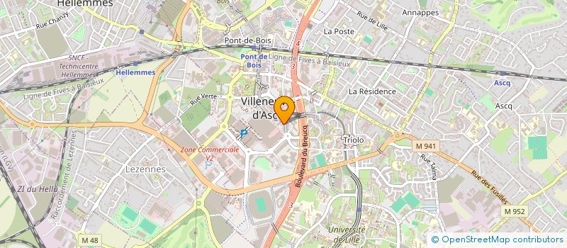 localisation de l'entreprise MADAME EVELYNE MVONDO NOAH à VILLENEUVE-D'ASCQ