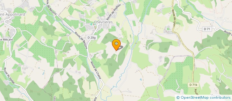 localisation de l'entreprise MADAME EVELYNE NAGENRAUFT  CHEVRIERES