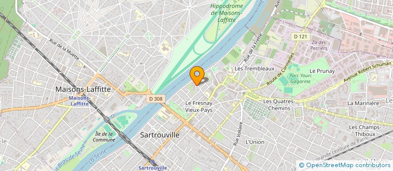 localisation de l'entreprise MADAME EVELYNE NARDIN à SARTROUVILLE