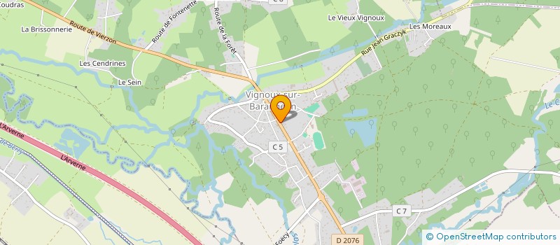 localisation de l'entreprise MADAME EVELYNE NAUDIN à VIGNOUX-SUR-BARANGEON