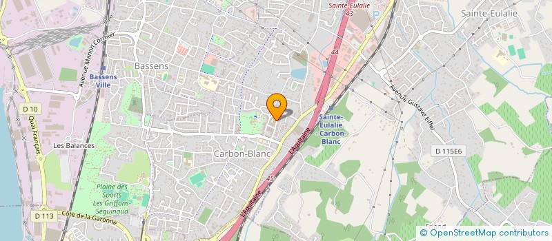 localisation de l'entreprise MADAME EVELYNE NAURA  CARBON-BLANC