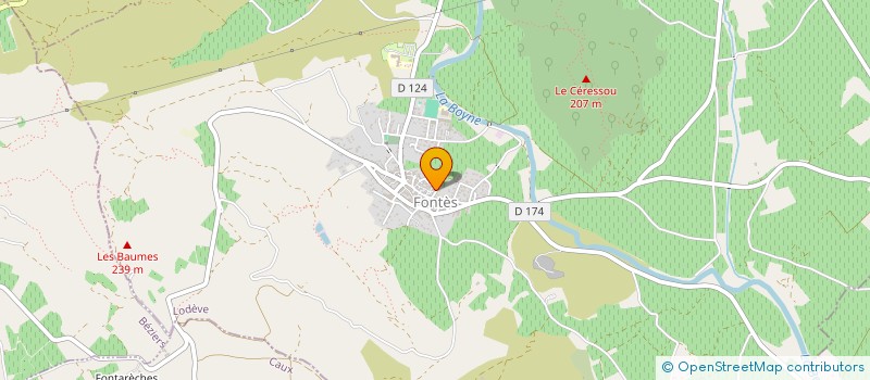 localisation de l'entreprise MADAME EVELYNE NAVARO  FONTES