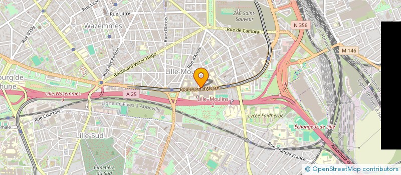 localisation de l'entreprise MADAME EVELYNE NGANLE à LILLE