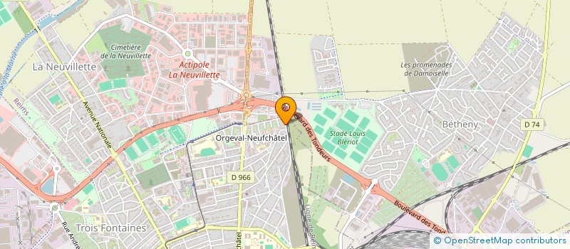 localisation de l'entreprise MADAME EVELYNE NIOT  REIMS