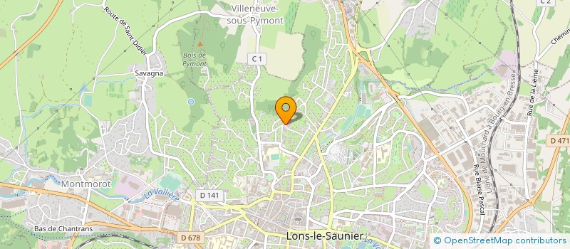 localisation de l'entreprise MADAME EVELYNE ONAY à LONS-LE-SAUNIER
