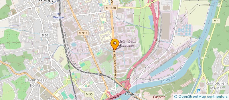 localisation de l'entreprise MADAME EVELYNE OSWALD  METZ