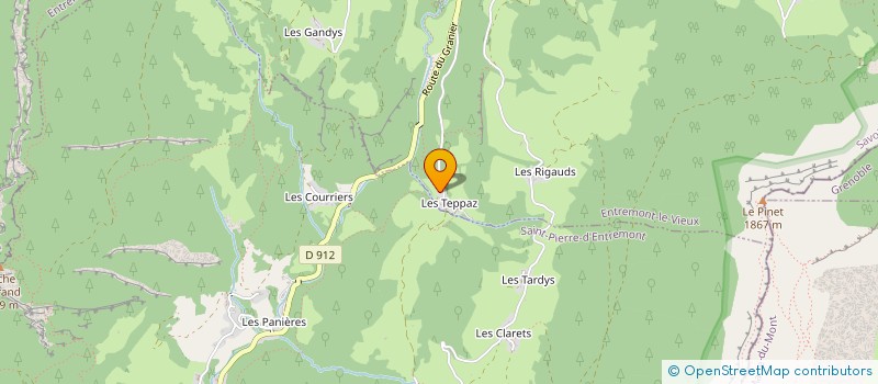 localisation de l'entreprise MADAME EVELYNE PAPAZIAN  ENTREMONT-LE-VIEUX