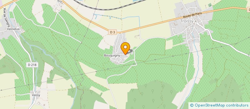 localisation de l'entreprise MADAME EVELYNE PARENTHOUX  TROISSY