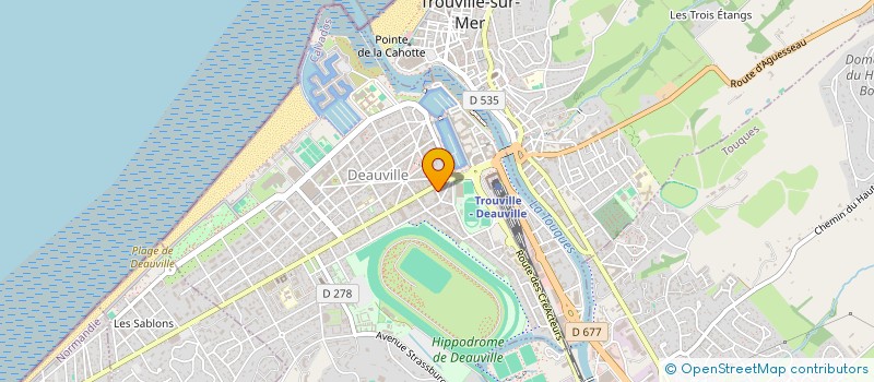 localisation de l'entreprise MADAME EVELYNE PAYEL  DEAUVILLE