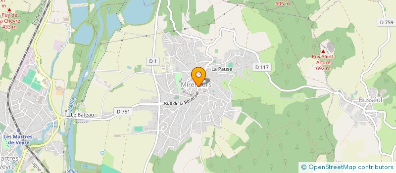 localisation de l'entreprise MADAME EVELYNE PAYS  MIREFLEURS