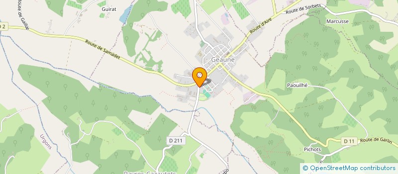 localisation de l'entreprise MADAME EVELYNE PECQUET  GEAUNE