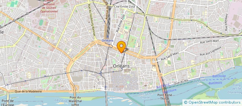 localisation de l'entreprise MADAME EVELYNE PEROT à ORLEANS