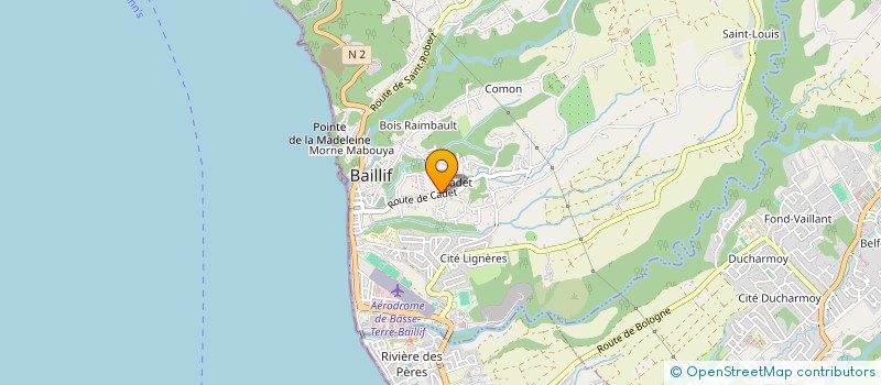 localisation de l'entreprise MADAME EVELYNE PEROUMAL  BAILLIF