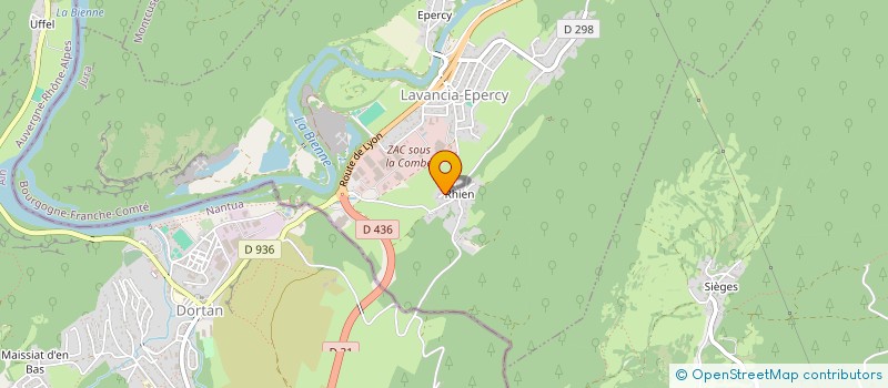 localisation de l'entreprise MADAME EVELYNE PERRETTE à LAVANCIA-EPERCY