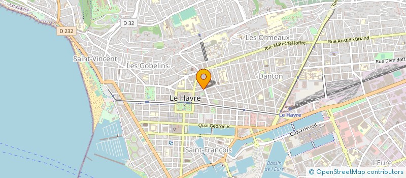 localisation de l'entreprise MADAME EVELYNE PETIT  LE HAVRE