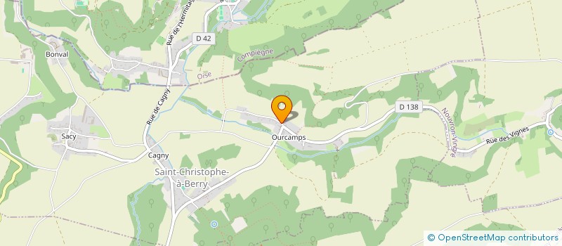 localisation de l'entreprise MADAME EVELYNE PETIT  SAINT-CHRISTOPHE-A-BERRY