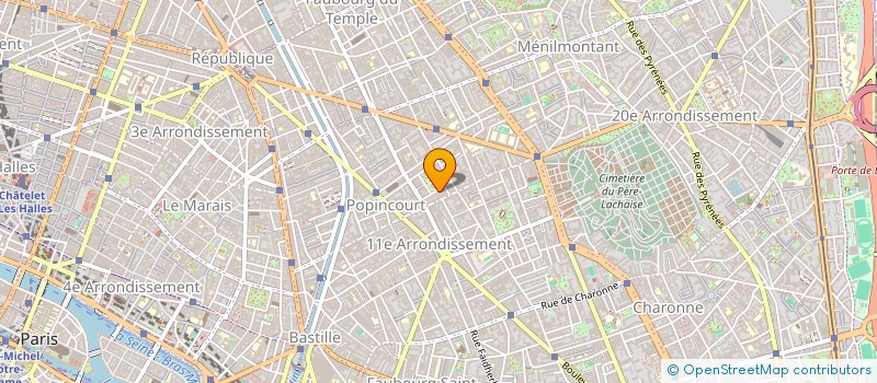 localisation de l'entreprise MADAME EVELYNE PETIT  PARIS