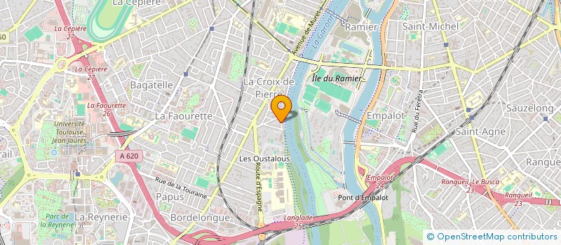 localisation de l'entreprise MADAME EVELYNE PIERRE-JULES à TOULOUSE