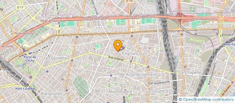 localisation de l'entreprise MADAME EVELYNE PIERRON à PARIS
