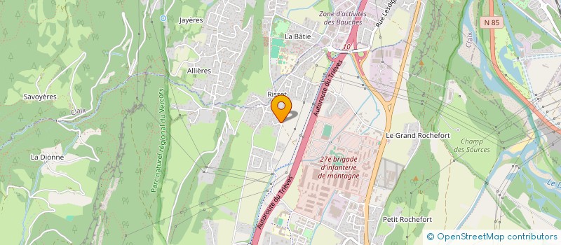 localisation de l'entreprise MADAME EVELYNE PIGNARD  VARCES-ALLIERES-ET-RISSET