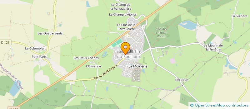 localisation de l'entreprise MADAME EVELYNE PINIER  SAINT-MARTIN-DU-FOUILLOUX