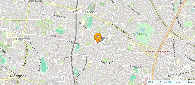 localisation de l'entreprise MADAME EVELYNE PIRAS  BORDEAUX