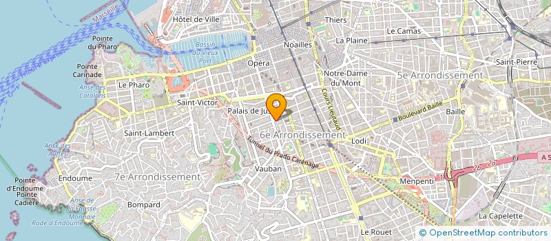 localisation de l'entreprise MADAME EVELYNE PIRASTRU  MARSEILLE