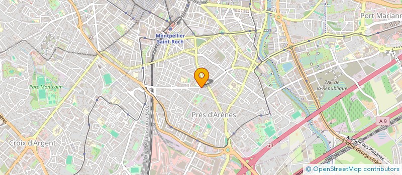 localisation de l'entreprise MADAME EVELYNE PLA à MONTPELLIER