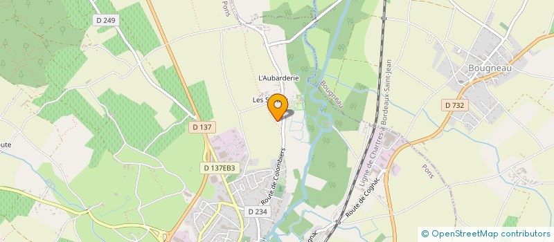 localisation de l'entreprise MADAME EVELYNE POITEVIN  PONS