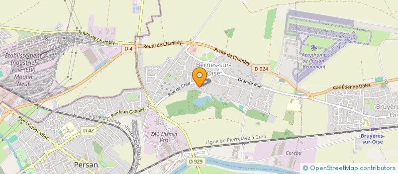 localisation de l'entreprise MADAME EVELYNE POULNOUVEN  BERNES-SUR-OISE