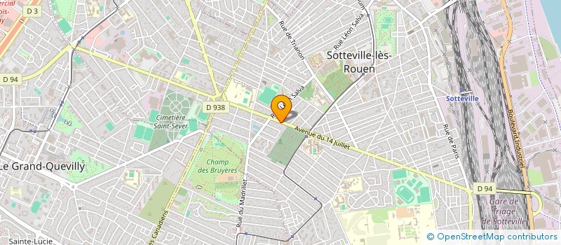 localisation de l'entreprise MADAME EVELYNE PRINZIE à SOTTEVILLE-LES-ROUEN