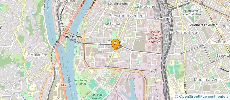 localisation de l'entreprise MADAME EVELYNE PROTAT  LYON