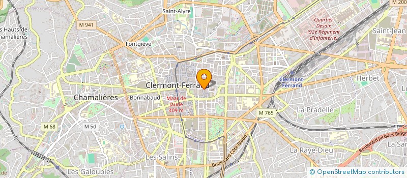 localisation de l'entreprise MADAME EVELYNE QUEYRUT à CLERMONT-FERRAND