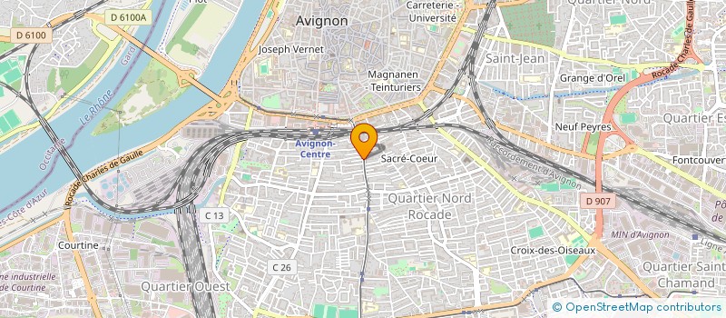 localisation de l'entreprise MADAME EVELYNE RAGONNAUD à AVIGNON