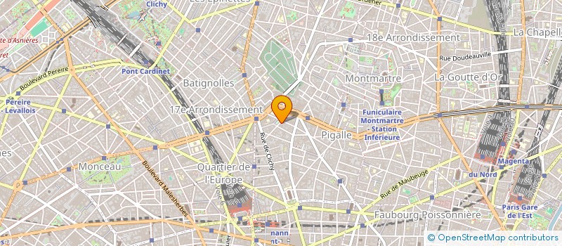 localisation de l'entreprise MADAME EVELYNE RAGOT à PARIS