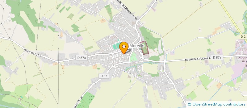 localisation de l'entreprise MADAME EVELYNE RATHQUEBER  MERVILLE