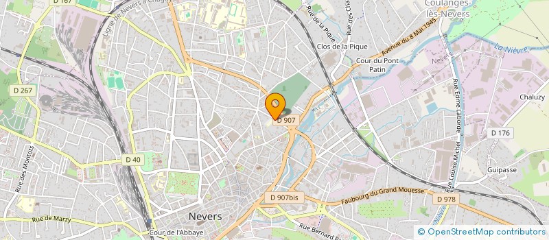 localisation de l'entreprise MADAME EVELYNE RAVOIRE à NEVERS