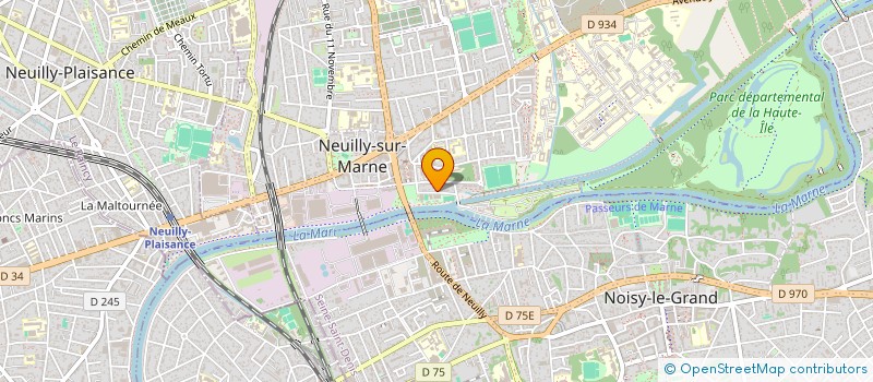 localisation de l'entreprise MADAME EVELYNE REGLIN à NEUILLY-SUR-MARNE