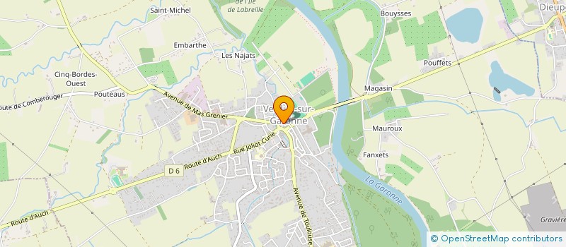 localisation de l'entreprise MADAME EVELYNE REINICHE  VERDUN-SUR-GARONNE