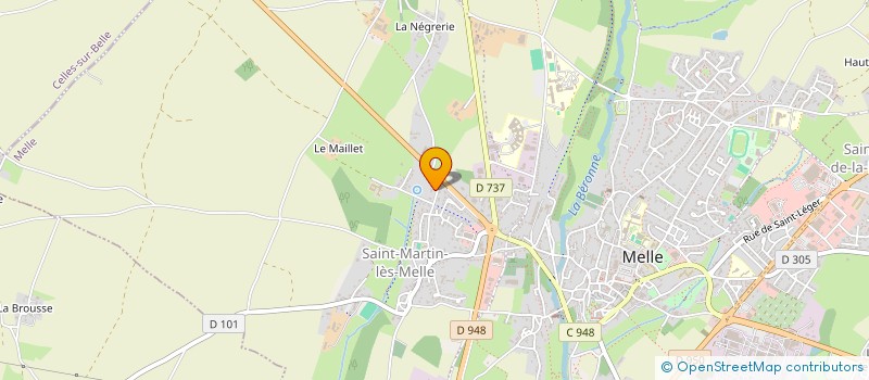 localisation de l'entreprise MADAME EVELYNE REMONDIERE  MELLE