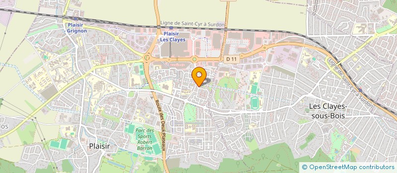 localisation de l'entreprise MADAME EVELYNE RETY  PLAISIR