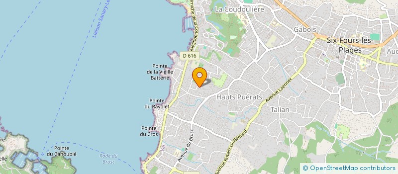 localisation de l'entreprise MADAME EVELYNE REVERT à SIX-FOURS-LES-PLAGES