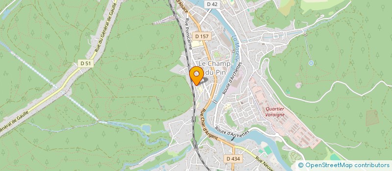 localisation de l'entreprise MADAME EVELYNE RICHARD  EPINAL