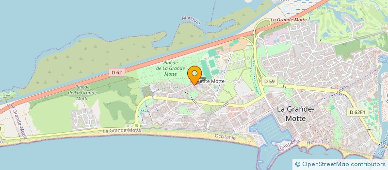 localisation de l'entreprise MADAME EVELYNE RIGAULT  LA GRANDE-MOTTE