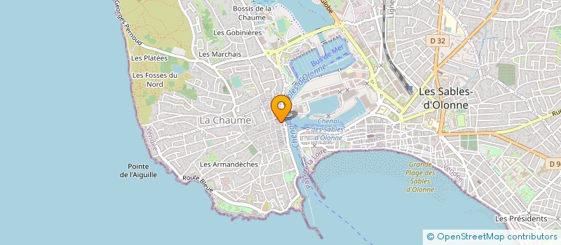 localisation de l'entreprise MADAME EVELYNE RIGON à LES SABLES D'OLONNE