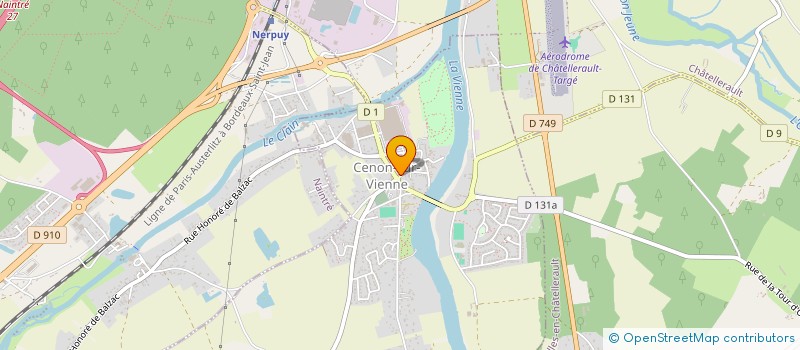 localisation de l'entreprise MADAME EVELYNE RIMBAULT à CENON-SUR-VIENNE