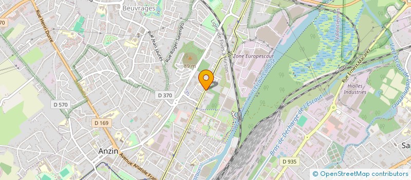 localisation de l'entreprise MADAME EVELYNE RINCE  ANZIN