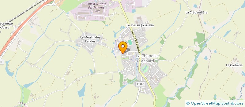 localisation de l'entreprise MADAME EVELYNE ROCHE  SAINT-GEORGES-DE-POINTINDOUX