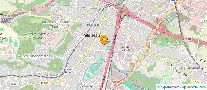 localisation de l'entreprise MADAME EVELYNE ROIR  PALAISEAU