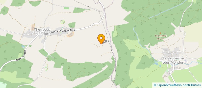 localisation de l'entreprise MADAME EVELYNE ROUSSELOT  THEY-SOUS-MONTFORT